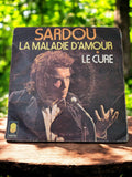 Disque vinyle 45T Michel Sardou La Maladie d’Amour Trema vintage