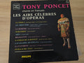 Vinyle ancien 33 tours Tony Poncet rétro, disque collection chanson française