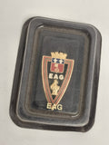 Insigne militaire EAG écu héraldique doré vintage armée française