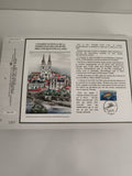 Feuillet CEF Congrès Philatélique Niort 1992 illustration Marie-Noëlle Goffin