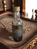 Mini bouteille Clan Campbell 12 ans vintage vide whisky écusson doré