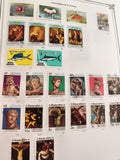 Timbres anciens Grenadines de la Grenade Grenada Michelangelo Caravage Noël 1975