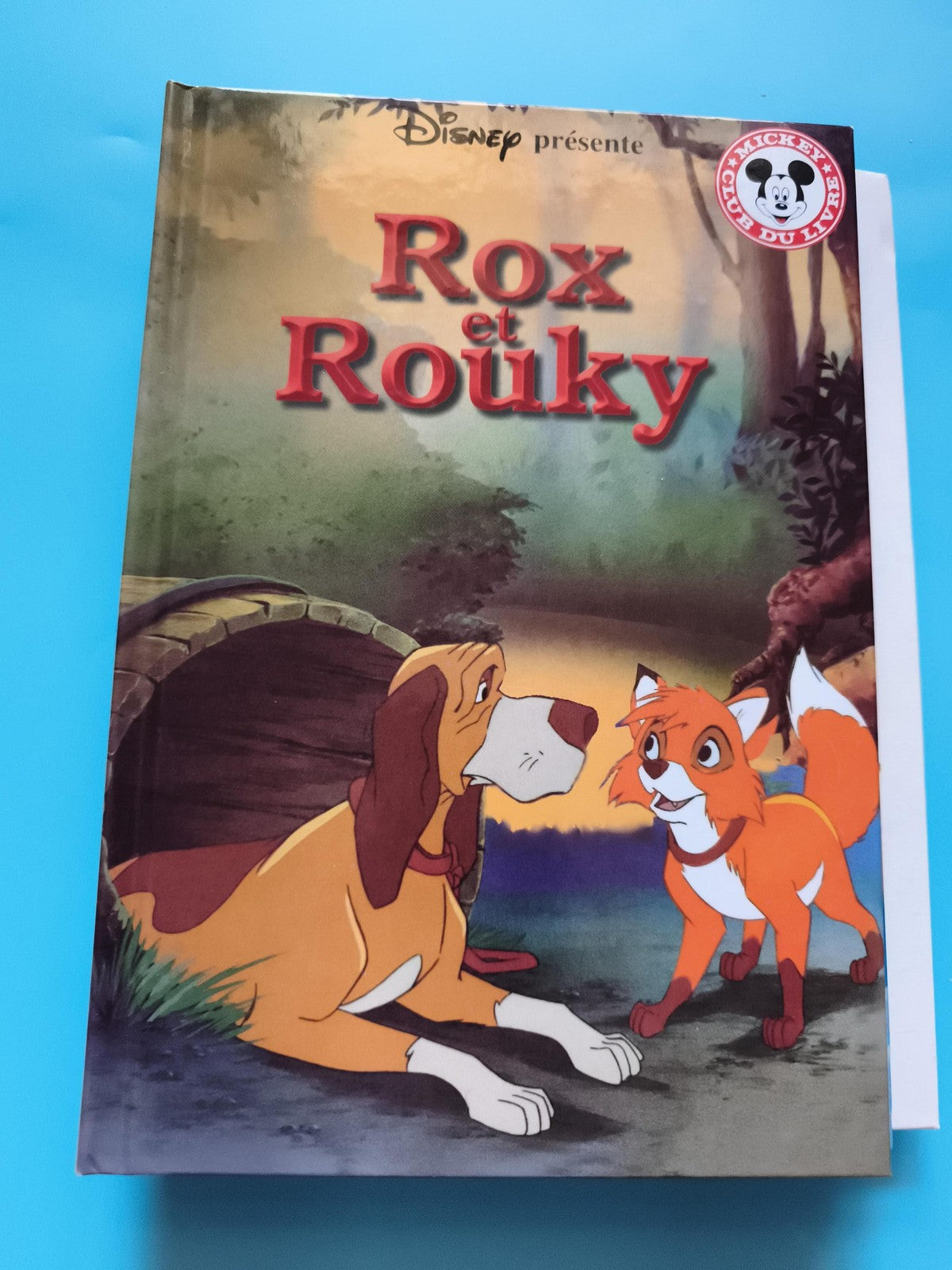 Livre Disney Rox et Rouky Mickey Club du Livre couverture rigide