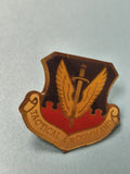Vintage pin's insigne Tactical Air Command armée US écusson émaillé ancien