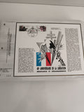 Feuillet CEF 40e anniversaire Libération Résistance Débarquements philatélie