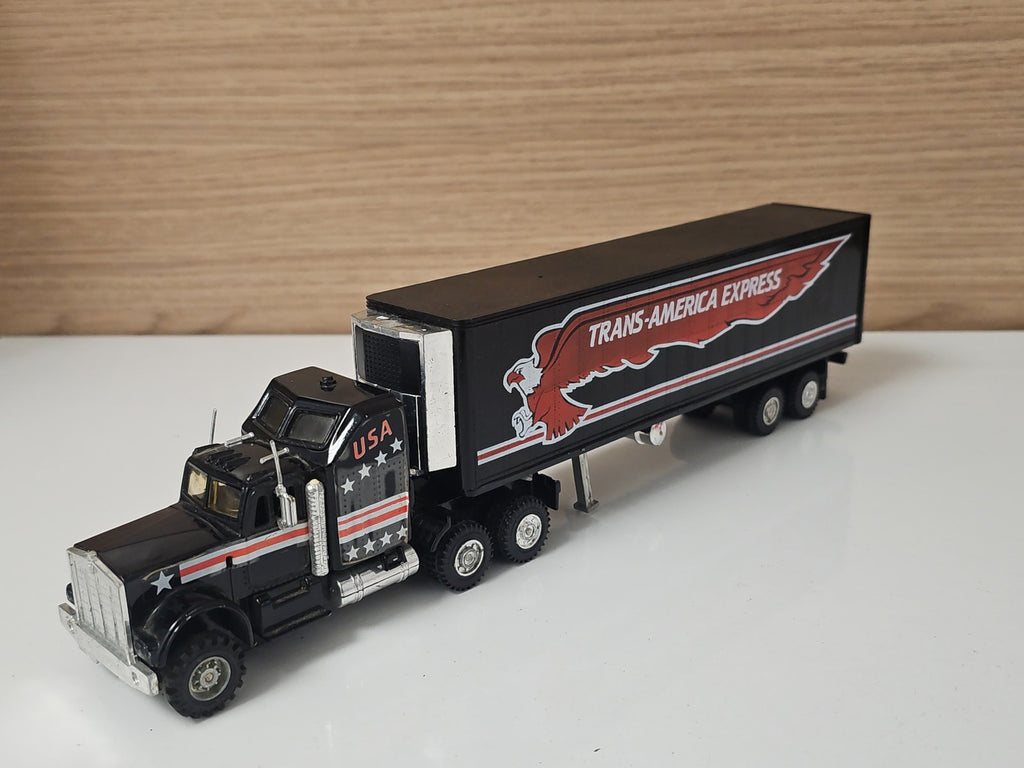Jouet camion semi-remorque géant Pyragric style américain, transporteur enfant