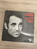 Vinyle 45 tours Charles Aznavour Au nom de la jeunesse On a toujours le temps