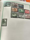 Timbres Grèce monuments architecture philatélie lot paysages anciens