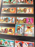 Timbres anciens Jeux Olympiques 1972 Guinée Équatoriale sports Munich Sapporo