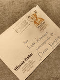 Lettre commémorative Martin Luther RDA 1983 affranchie timbre DDR philatélie (Re