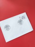 Enveloppe philatélie oblitérée, timbre véhicule postal, cachet Journée du Timbre