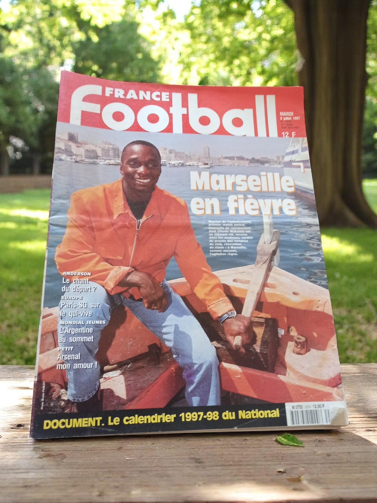 Magazine France Football 8 Juillet 1997 Vintage Marseille Collector