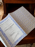 Action au porteur Hôtel Bristol 100 francs 1977 document financier vintage