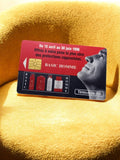 Carte téléphonique vintage Télécarte 50 Basic Homme 1996 édition publicitaire