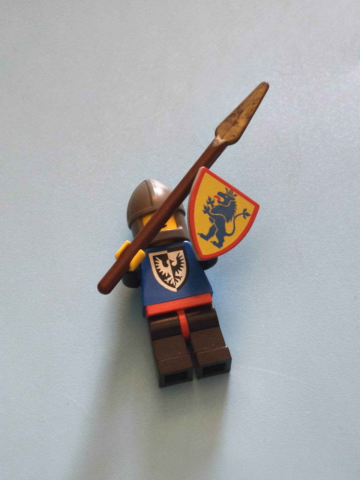 Figurine rétro Lego Castle ancienne, personnage vintage Lego, collection occasio