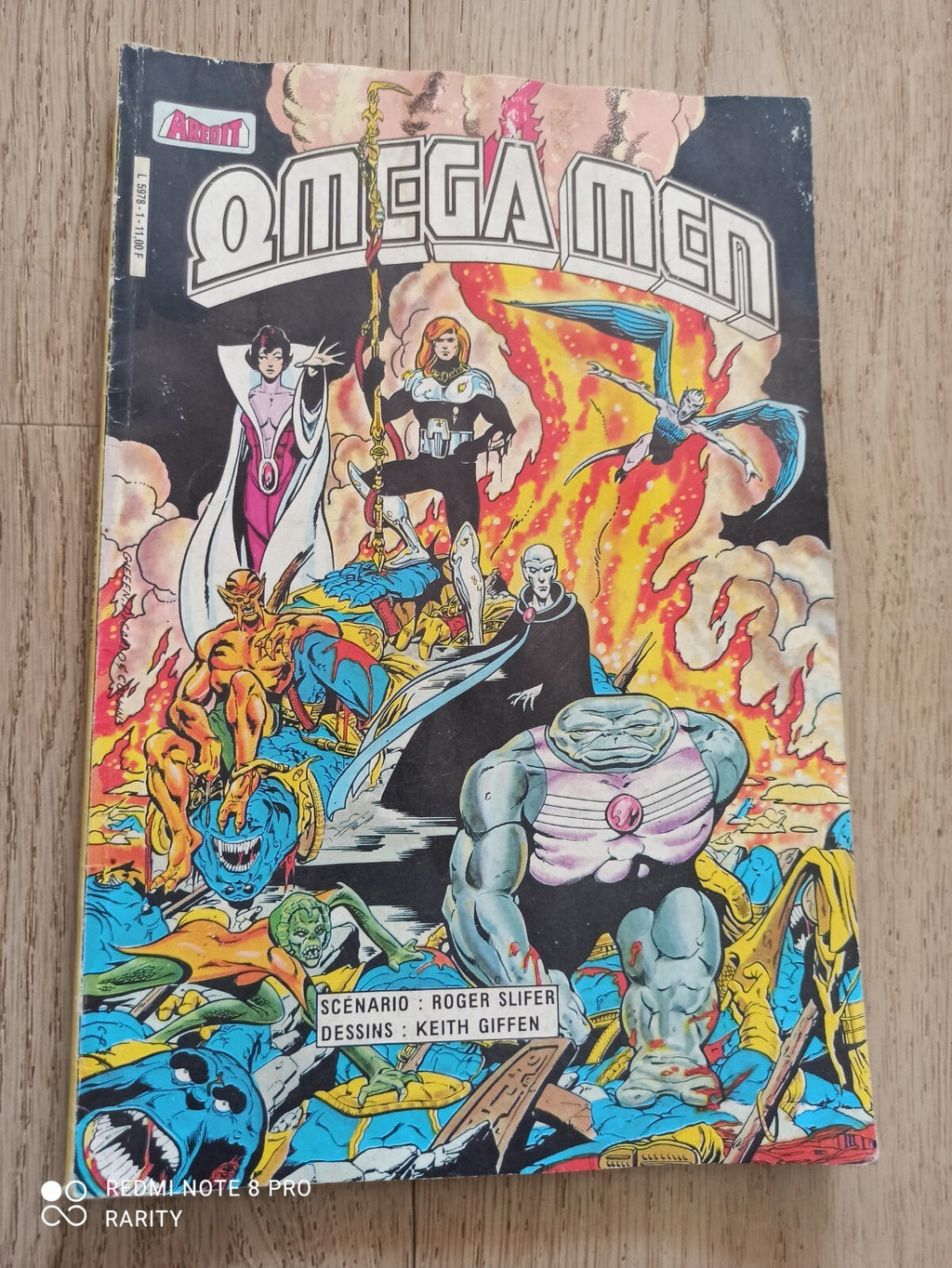 Comics Omega Men vintage Arédit, Roger Slifer, Keith Giffen, rare VF