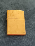 Briquet Zippo vintage SOLID BRASS laiton doré ancien, made in USA, lighter