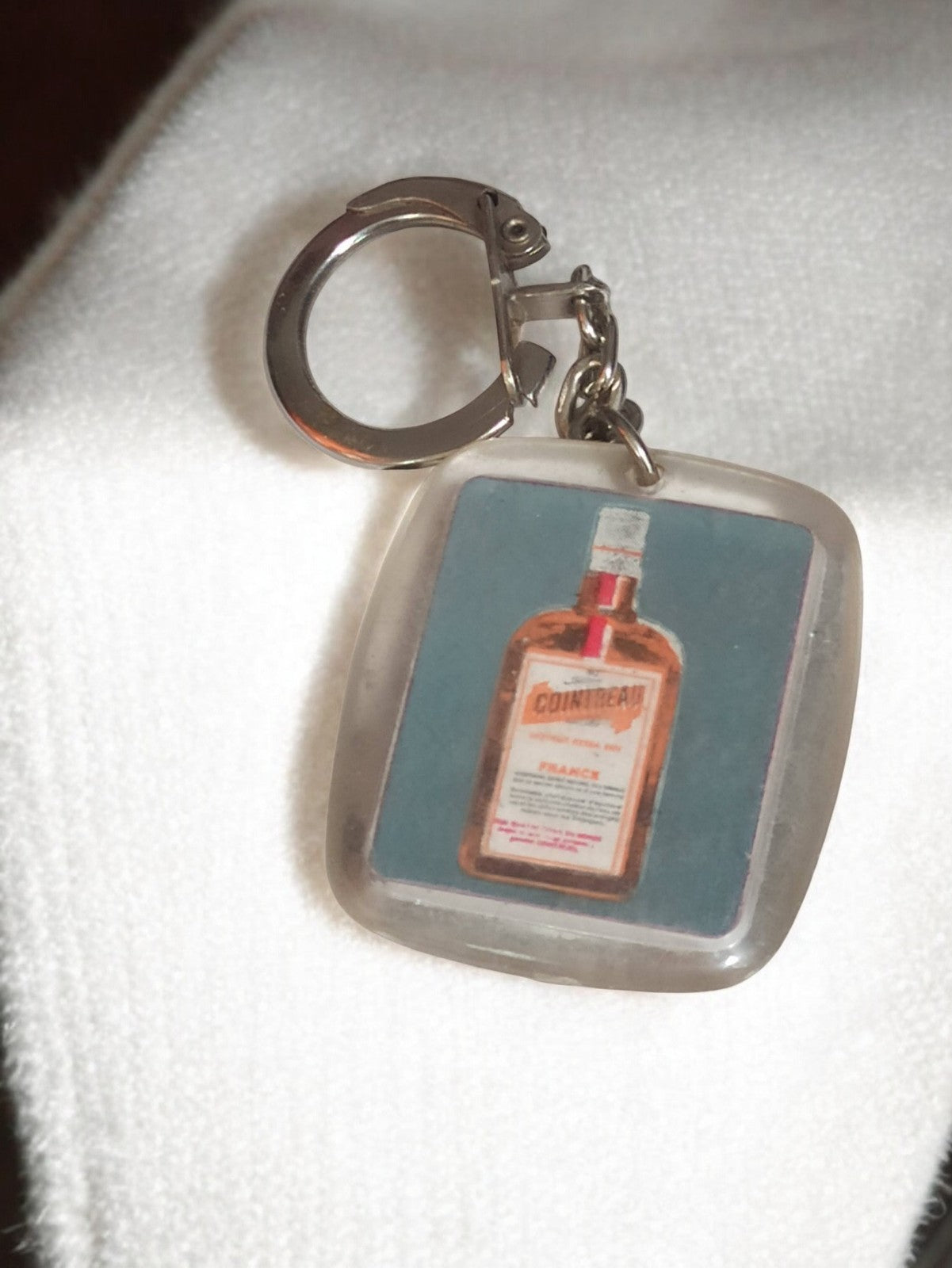 Porte-clés publicitaire ancien Cointreau vintage rétro accessoire France