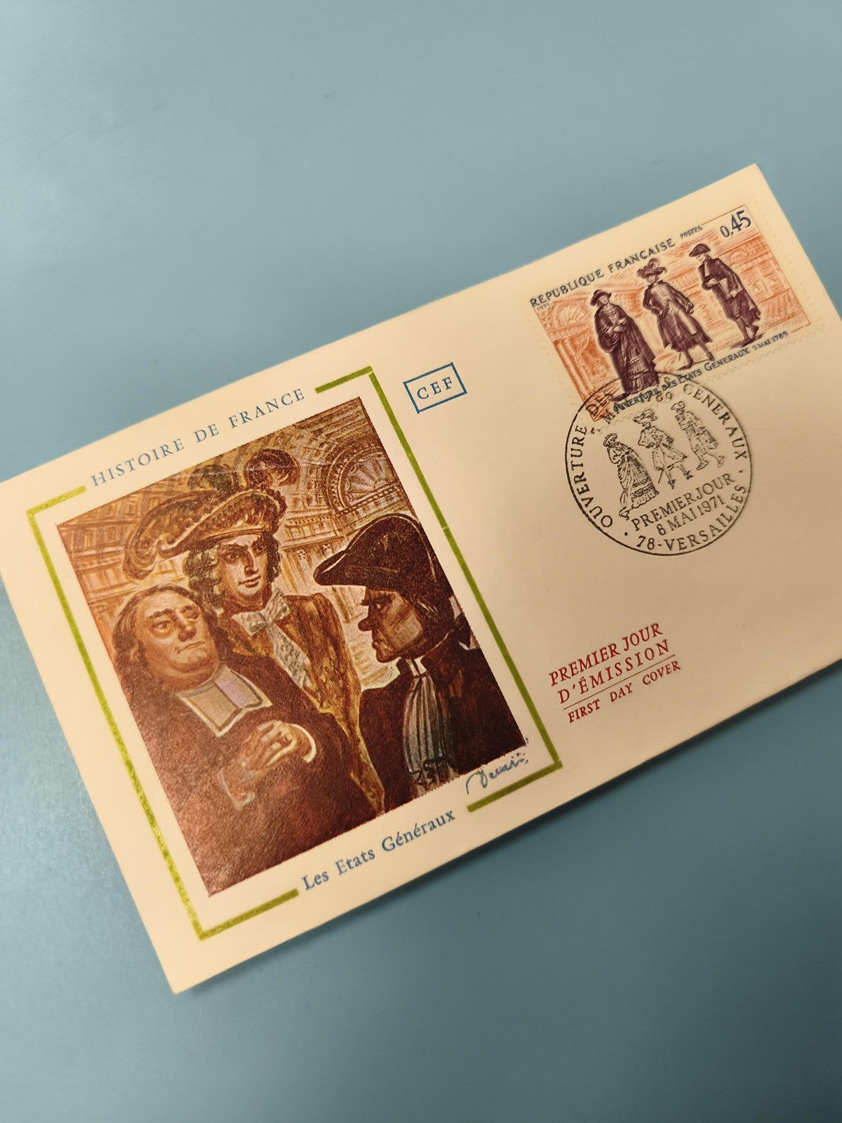 Enveloppe FDC timbre Premier Jour d?émission Les États Généraux France