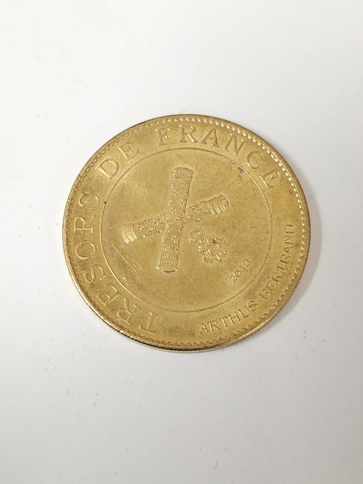 Pièce commémorative Lourdes souvenir religieux France médaille emblématique