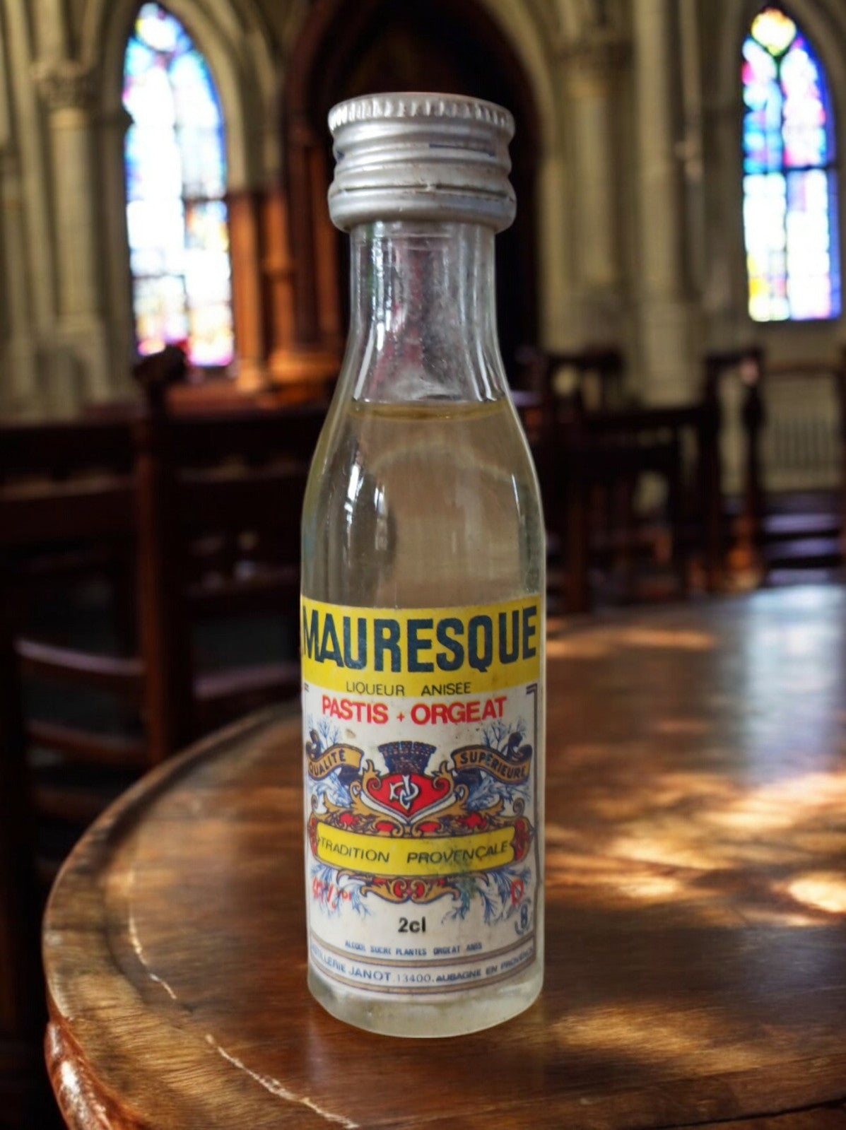 Mignonnette vintage Mauresque pastis orgeat 2cl liqueur anisée rétro