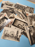 Lot cartes postales anciennes CPA divers lieux France, noir et blanc, vrac
