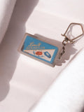 Porte-clés ancien Lindt Gianduja vintage pub chocolat rétro années 60