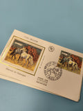 Enveloppe FDC premier jour d?émission Chevaux Camargue Yves Brayer timbre France
