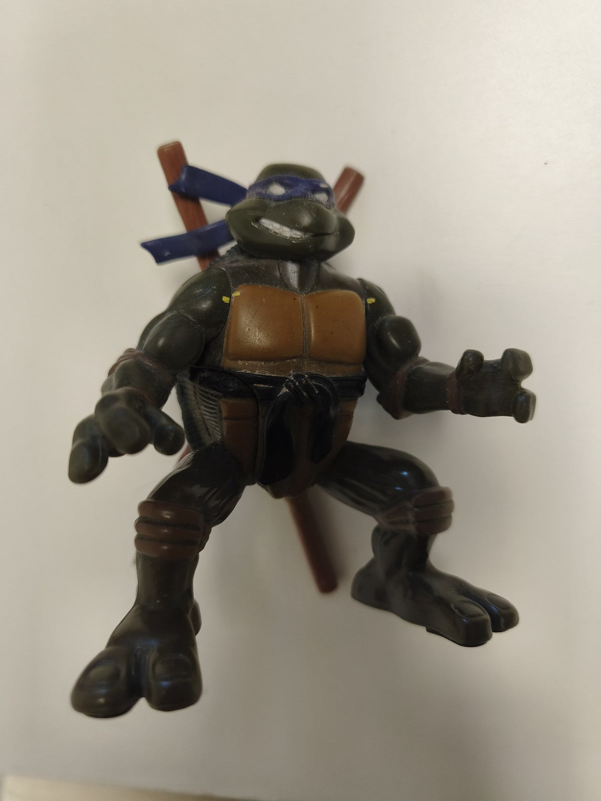 Figurine Playmates TMNT Donatello Cartwheelin Karate Tortues Ninja articulée