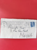 Enveloppe philatélie timbrée Rallye Interal Aix-en-Provence cachet bleu France