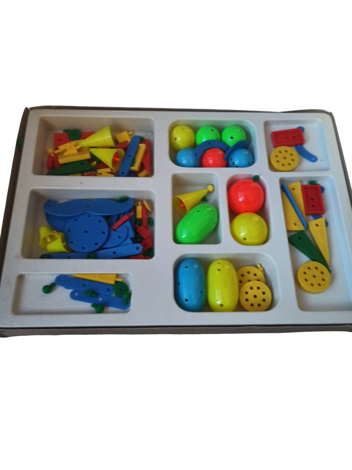 Jeu de société ancien Plastik Steckspiel rétro, vintage, construction, occasion