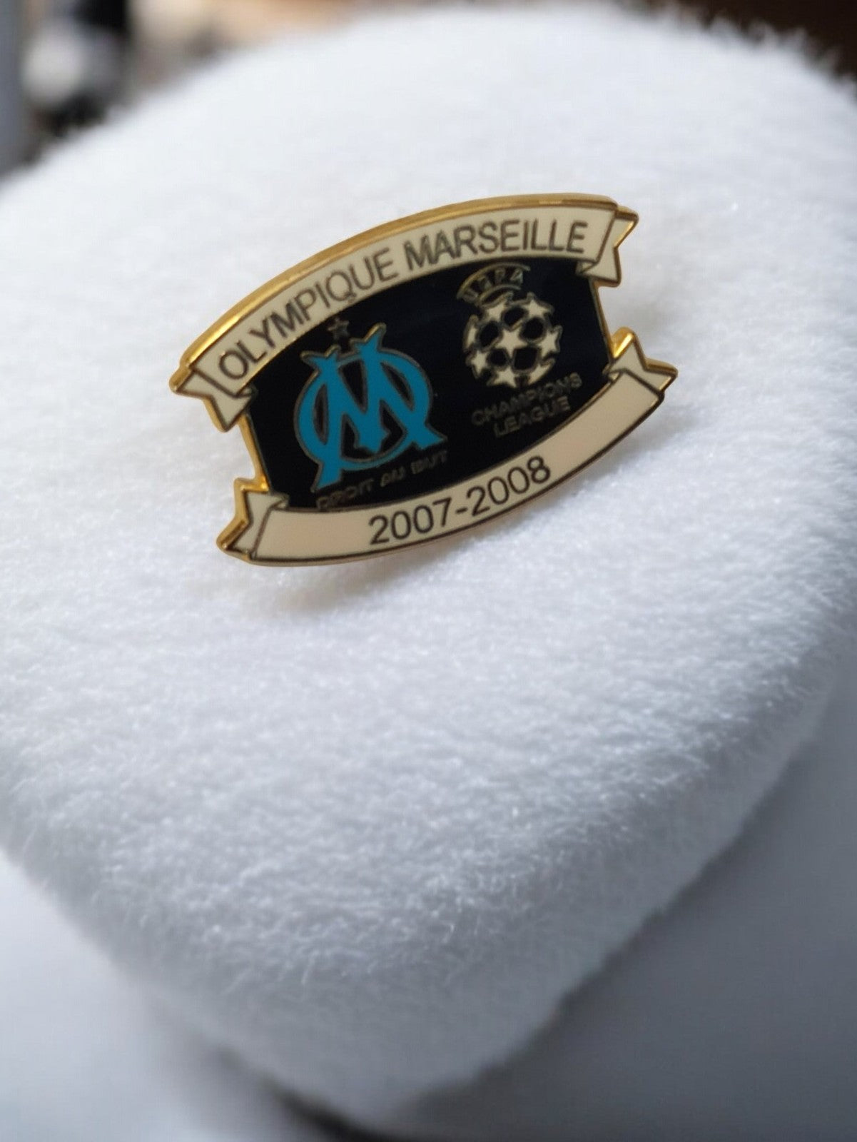 Pin's Olympique Marseille 2007-2008 UEFA Champions League vintage OM rétro