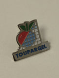 Pin's publicitaire ancien Toupargel vintage rétro collection badge France