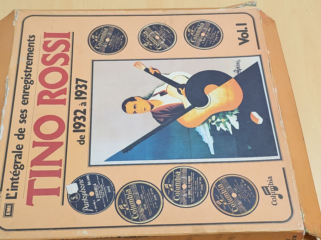 Lot 2 coffrets vinyles 33T Tino Rossi intégrale enregistrements audio disques
