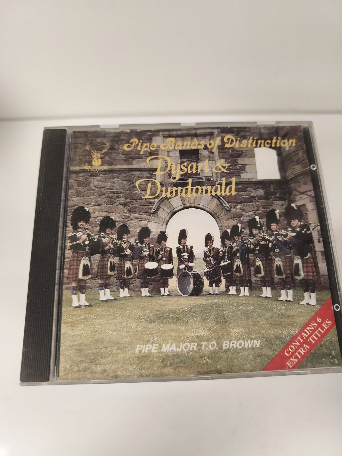 CD Pipe Bands of Distinction Dysart & Dundonald Pipe Major Brown Écossais