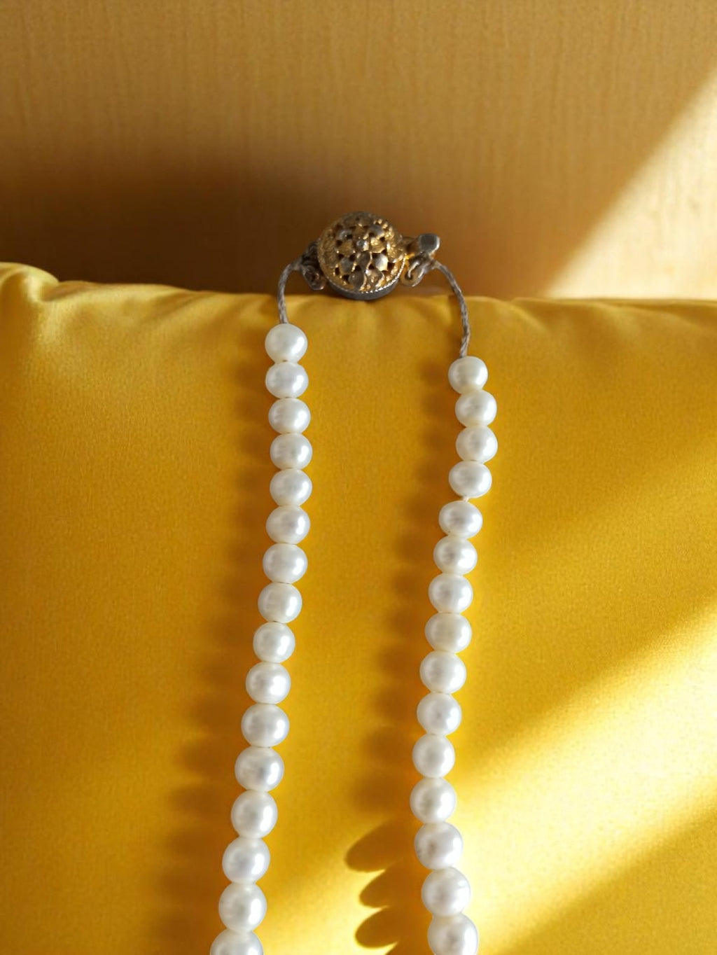 Collier perles de culture authentiques vintage