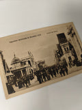 Carte postale vintage Exposition universelle Bruxelles 1910 ancien souvenir rétr