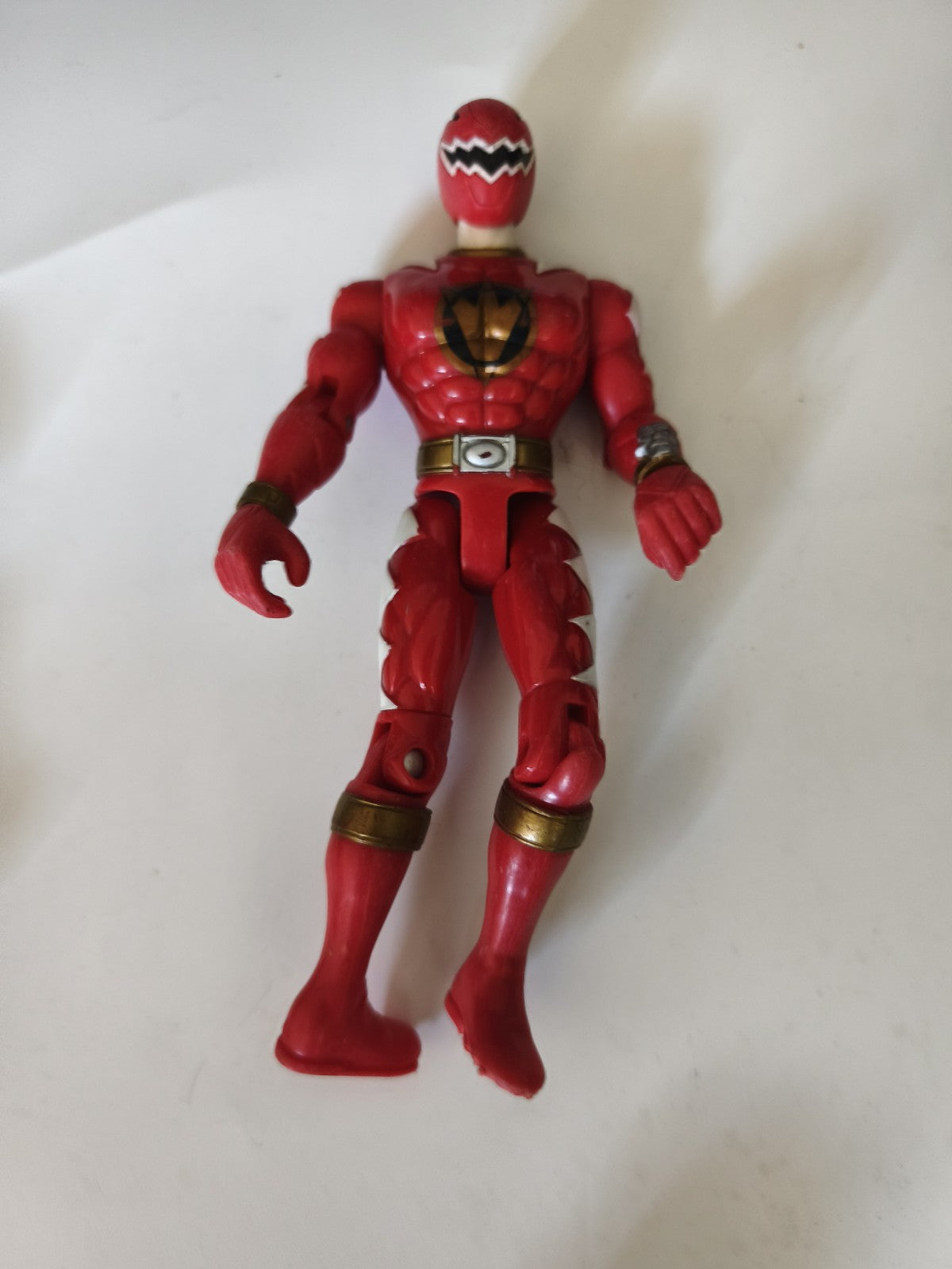 Figurine Bandai Power Rangers 2003 Dino Thunder Red Ranger guerrier articulé