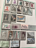 Timbres Espagne oblitérés x23 architecture art Europa philatélie