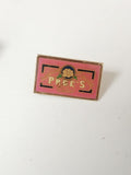 Pin's ancien rétro Pree's, badge collection vintage, objet publicitaire rare