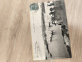 Carte postale ancienne St Malo Côte d?Émeraude CPA noir et blanc vue port animée