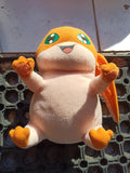 Peluche Digimon Patamon vintage orange officielle rare rétro d'occasion