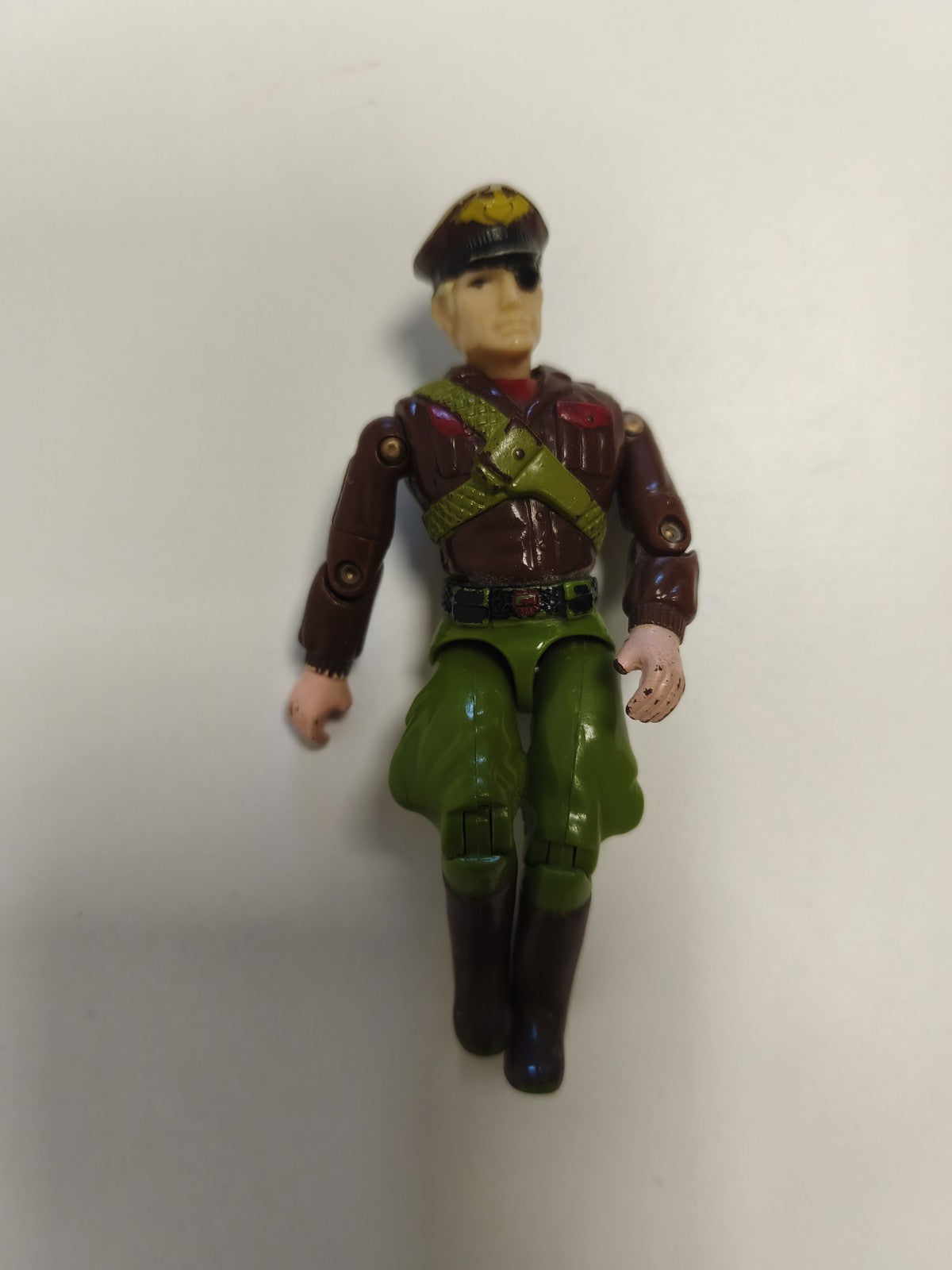 Figurine rétro Lanard The Corps Fox 1986 avec arme 3,75" ancien jouet collection