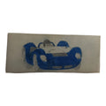 Plan dessin calque Dinky Toys Scalextric voiture sport bleu