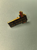 Pin's vintage La Maison de Valérie, noir doré, collection publicitaire rare