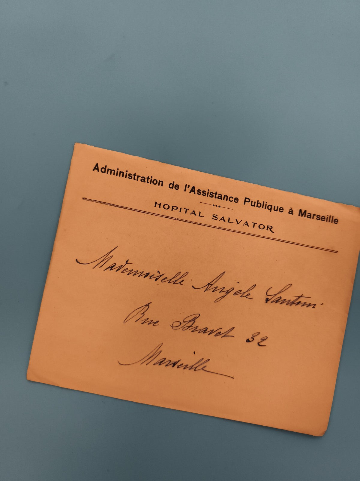 Document administratif Hôpital Salvator Marseille Assistance Publique (Ref 3)