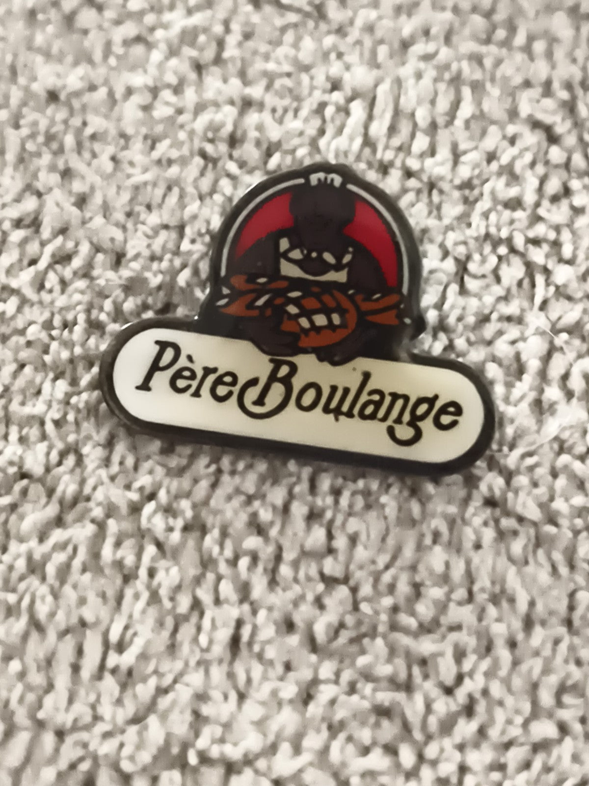 Pin's publicitaire vintage Père Boulange boulanger logo ancien badge (Ref 5)