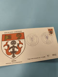 Enveloppe FDC premier jour d?émission Mouila Gabon blason tirage limité