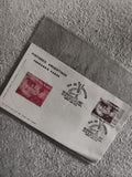 Lettre premier jour Argentine 1957 Pintores Argentinos Fernando Fader philatélie