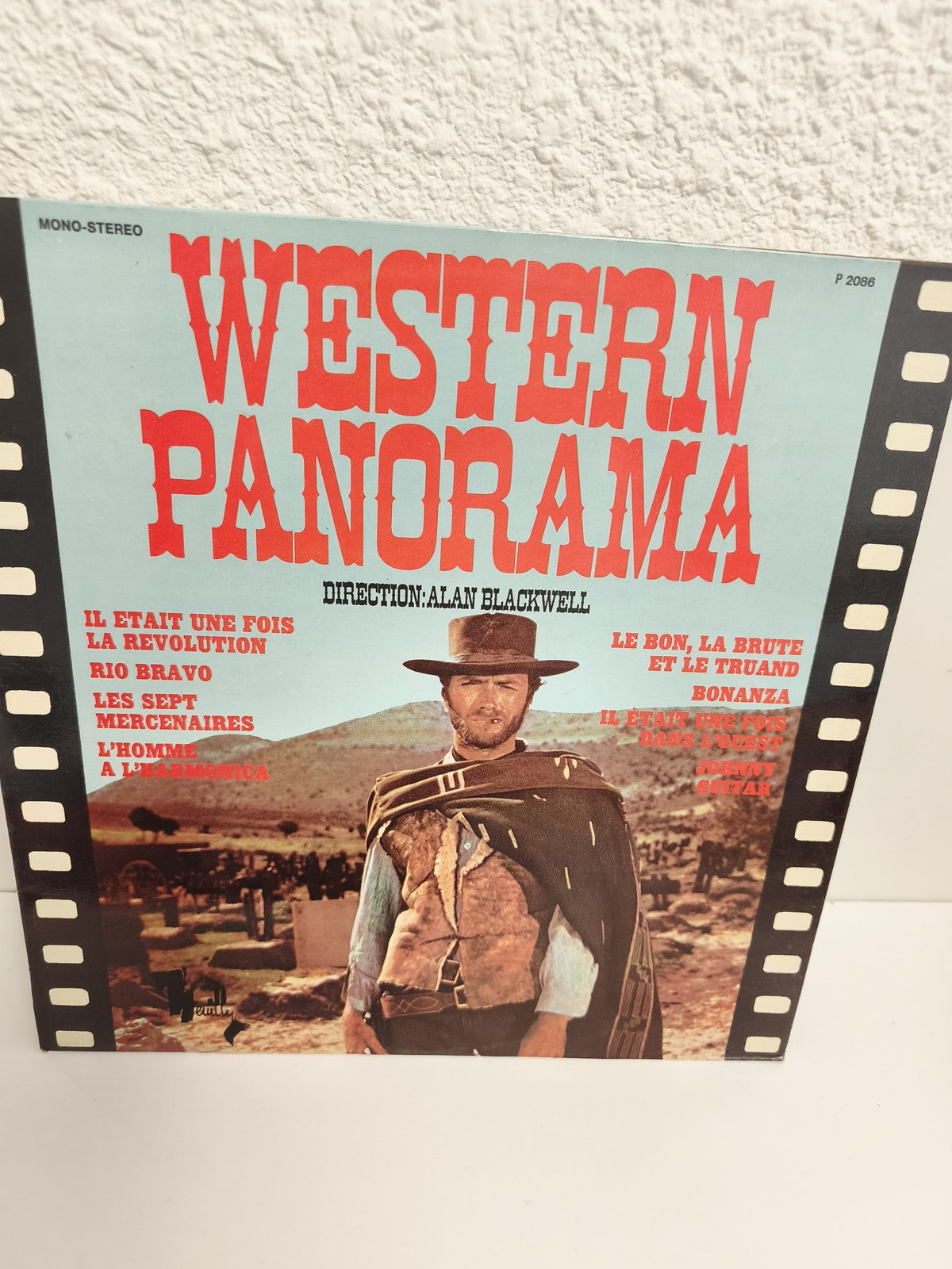 Vinyle 33 tours Western Panorama Alan Blackwell Clint Eastwood BOF westerns